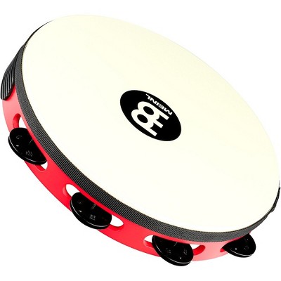 Meinl MEINL Touring Synthetic Head Wood Tambourine One Row Red