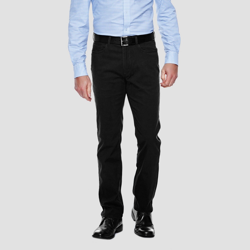 Haggar H26 Men's Slim Fit No Iron Stretch Trousers - Black 29x34 was $29.99 now $20.99 (30.0% off)