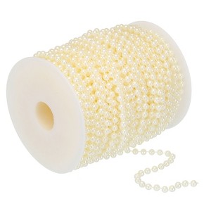 Unique Bargains Craft Wedding Party Decorative Faux Pearl Bead Garland - 1 of 4