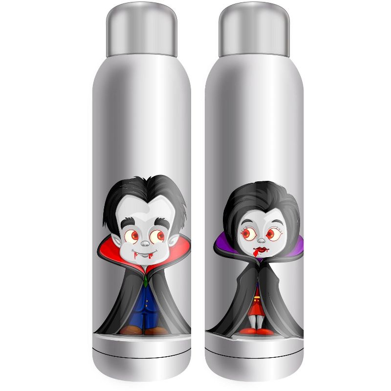 Two Draculas 22 Oz. Stainless Steel Insulated Water Bottle, 1 of 2