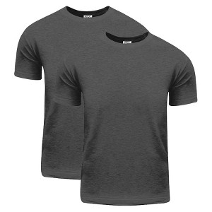 2 Pack Shaka Wear Men's Active Comfort Cotton Short Sleeve Crew Neck T-Shirt - 1 of 4