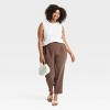 Women's Signature Crepe Tapered Ankle Pull-On Pants - A New Day™ - 3 of 3