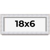 PosterPalooza | Panoramic Modern Shadow Box 1.5" Depth White Frame - UV Acrylic, Backing, Hanging Hardware - 2 of 4