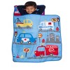 NoJo Rescue Team First Responders Toddler Nap Mat - Includes Attached Pillow and Fleece Blanket - 3 of 4