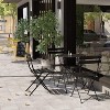 Senpuki Outdoor 3-Piece Bistro Set - Weather-proof Steel Folding Table & 2 Chairs Set - 2 of 4