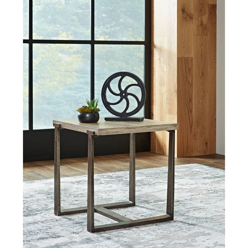 Dalenville Square End Table Black/Gray/Brown/Beige - Signature Design by Ashley, 2 of 7