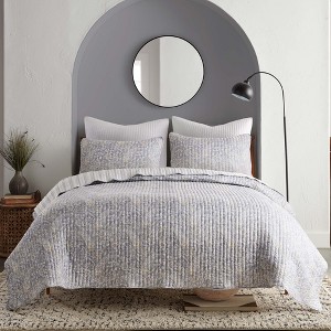 Soraya Gray Quilt Set - Levtex Home - 1 of 4