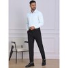 INSPIRE CHIC Men's Button Down Long Sleeve Business Pattern Dress Shirt - 4 of 4