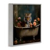 Stupell Industries Tiger in Floral Bathtub, 12" x 12" - 3 of 4