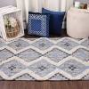 Hand-Tufted Printed Diamond Geometric Cotton-Wool Blend Indoor Area Rug by Blue Nile Mills - 2 of 4