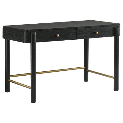 Coaster Arini 2-Drawer Vanity Desk Makeup Table Black