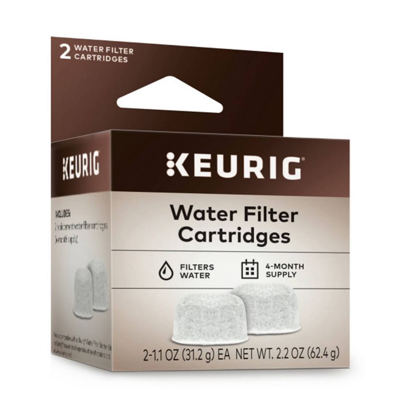 Keurig Water Filter Cartridge Refills 2pk, 1 of 8