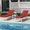 Crestlive Products Patio Outdoor Chaise Lounge Cushion Beige 2 PC - 2 of 4