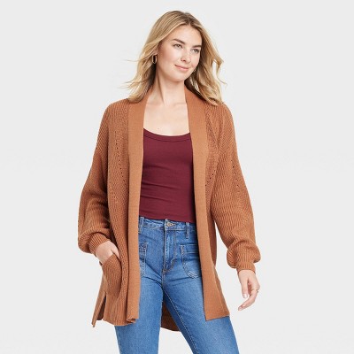 Open cardigan deals womens