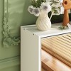 Famapy Shoe Cabinet White Mirror Design 3 Tier Flip Door Shoe Rack Cabinet Organizer - 3 of 4