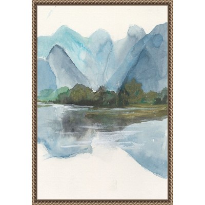 Amanti Art Be Clear to Reflect II by Lila Bramma Framed Canvas Wall Art