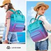 Gradient Laptop Backpack for Women,17 Inch Work Computer Bakcpack Purse Laptop Bag With Anti-Theft Pocket,Waterproof - 3 of 4