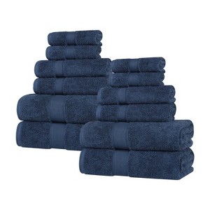 Organic Cotton Medium Weight Solid Towel Set by Blue Nile Mills - 1 of 4