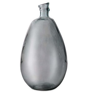VivaTerra Recycled Tall Glass Balloon Vase, 19" - 1 of 2
