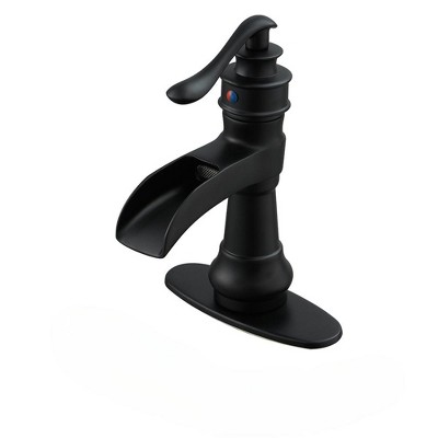 BWE Single Hole Single-Handle Low-Arc Bathroom Faucet