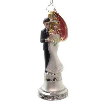 bride and groom tree ornaments