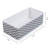 REGALWOVEN Fabric Collapsible Lightweight Sturdy Storage Bins 1 Pack - 4 of 4