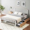 Full /Queen Size Bed Frame with 4 Storage Drawers - 4 of 4