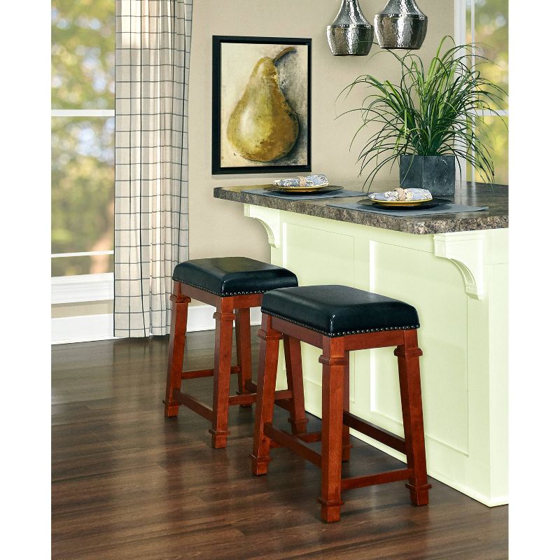 Kennedy Backless Counter Height Barstool Wood - Linon, 6 of 11