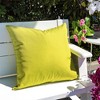 Tramull Rainforest Solid Pillow Cover 20x20 Inch, Indoor/Outdoor Water Resistant Decorative Pillow, Solarium Polyester - 2 of 4