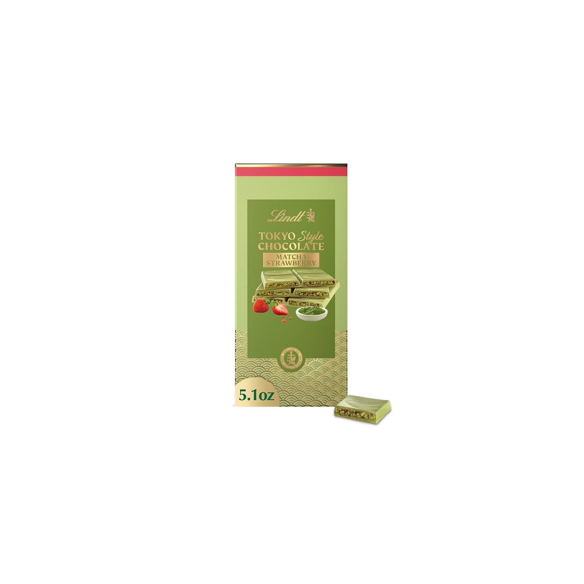 Lindt Lindt Tokyo Style Matcha Strawberry Chocolate Bar — product image
