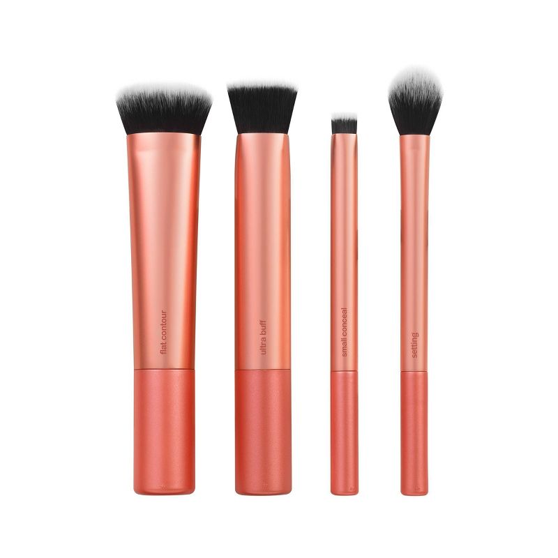 Real Techniques Face Base Makeup Brush Kit - 4pc, 1 of 8