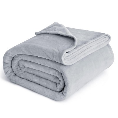 Bedsure | Flannel Blanket Solid 280GSM Soft Fuzzy Plush  Bed Blanket