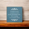 Slickblue Humorous Friend Quote Sign, 7x7 Rustic Wood Plaque with Hanging and Shelf Options, Multiple Colors - 2 of 3