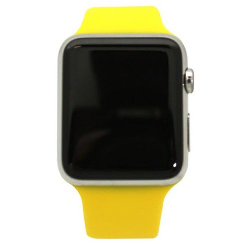 Olivia Pratt Yellow Solid Silicone Apple Watch Band 38mm Target