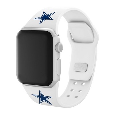 Nfl Dallas Cowboys Apple Watch Compatible Silicone Band - Blue