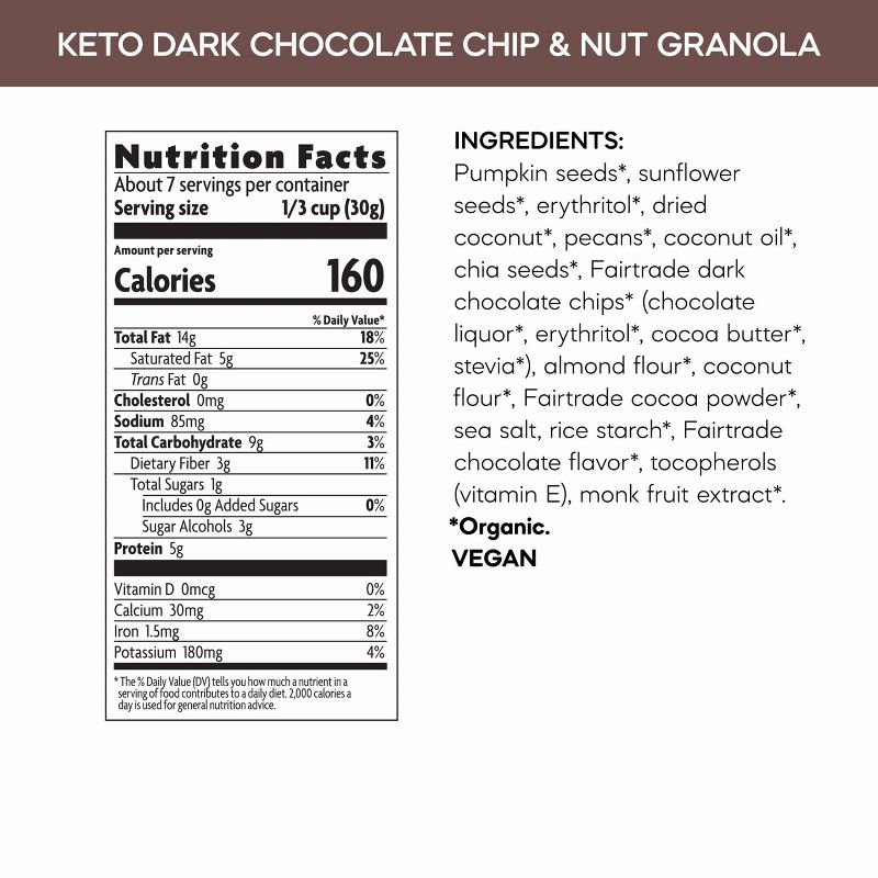 Nature&#39;s Path Ketola Crunch Organic Dark Chocolate Chip Granola - 8oz, 5 of 7