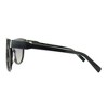 Ellen Degeneres ED REDONDO GRYS Womens Rectangle Polarized Sunglasses Grey Stripe 54mm - 2 of 2