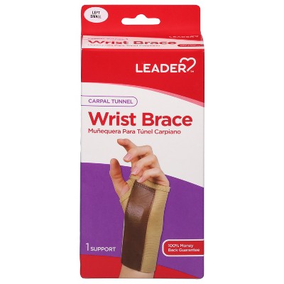 Leader Small Left Carpal Tunnel Wrist Brace Small 1 ea