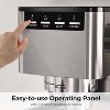 ZAFRO 9 Bar Espresso Machine with Steam Frother - Compact Stainless Steel Coffee Machine for Latte and Cappuccino, Customizable Brewing Time Modes - 3 of 4
