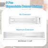 Unique Bargains ABS Adjustable Expandable Clear Black Drawer Organizer Separators - 2 of 3