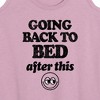 Women's - Instant Message - Going Back To Bed After This Graphic Racerback Tank - 2 of 4