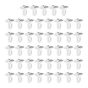 Unique Bargains Metal T-Bar Track Tiles Suspended Plants Utility Drop Ceiling Hooks - 1 of 4