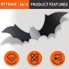 140Pcs Bats Halloween Decorations Party Supplies, 3D Black Scary Bat Stickers for  Halloween Party Decorations - 3 of 4