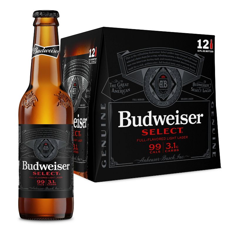 Budweiser Select Beer - 12pk/12 fl oz Bottles, 1 of 12