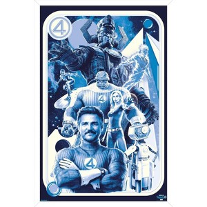 Trends International Marvel Fantastic Four: First Steps (2025) - Blue Group Framed Wall Poster Prints - 1 of 4