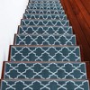 Sussexhome Stair Treads Trellisville Collection Contemporary and Soft, Adhesive Tape, 9" X 28" , Pack of 4/7/13/15 - 2 of 4