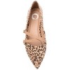 Journee Collection Womens Patricia Slip On Pointed Toe Ballet Flats Leopard  12 : Target