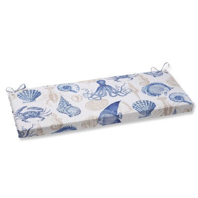 Pillow Perfect Outdoor Bench Cushion - Sealife
