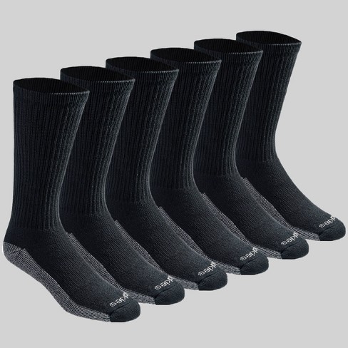 Men's Big & Tall Hanes Premium Performance Cushioned Low Cut Socks 6pk -  Black 12-14 : Target