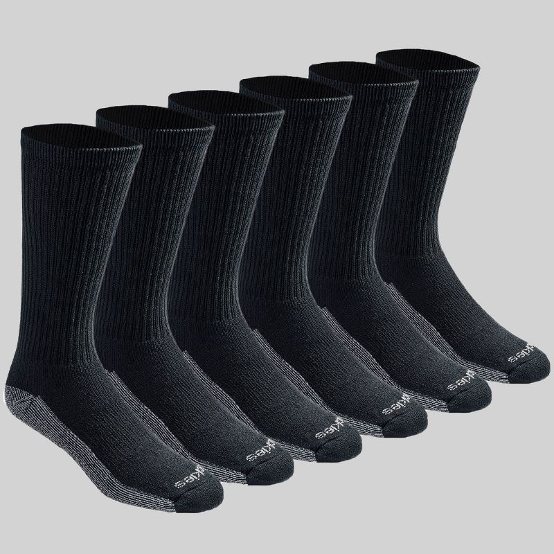 Dickies Big & Tall Dri-Tech Moisture Control Casual Socks 6pk - 12-14, 1 of 6